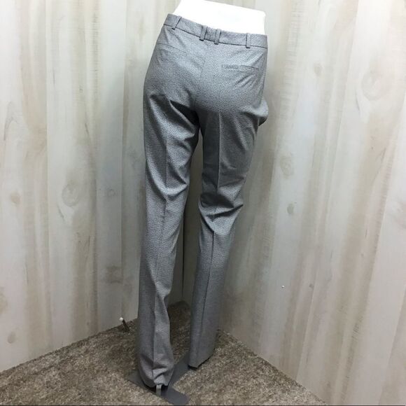 Boss Women Tulea3 Black High Waist Wide Leg Trouser Pants Houndstooth New Size 4 - Picture 4 of 16